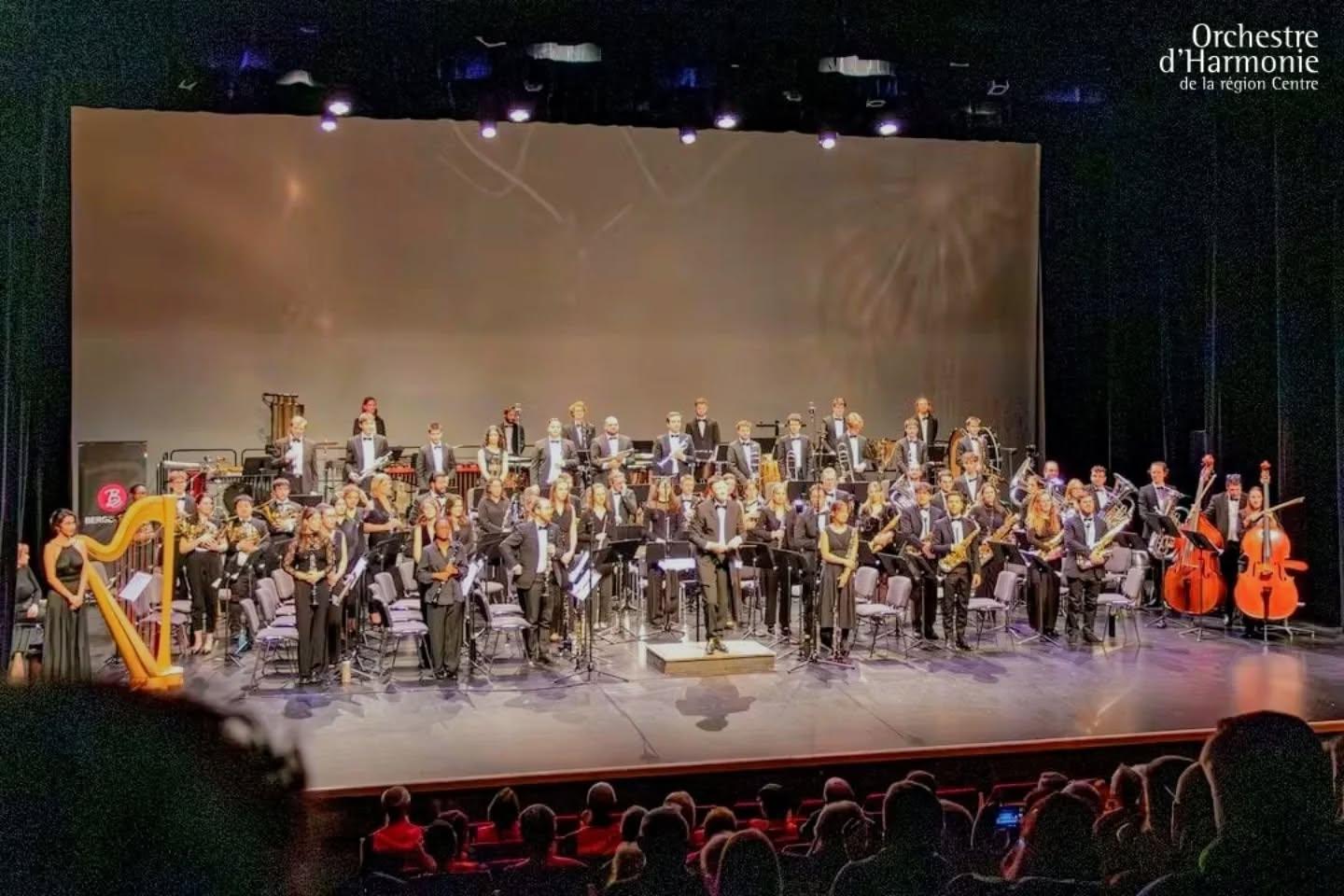 Orchestre d’Harmonie de la Région Centre lors de l’enregistrement de Burn the Witch